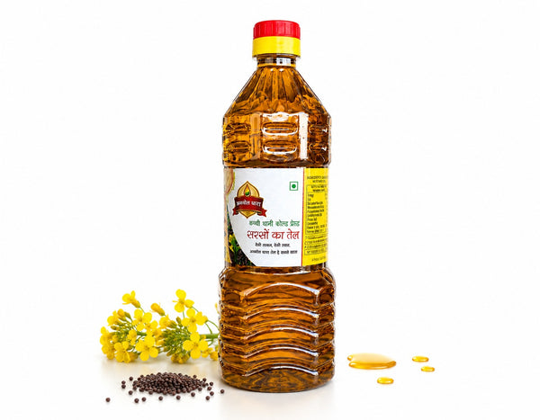 Cold Pressed Black Mustard Oil 1L