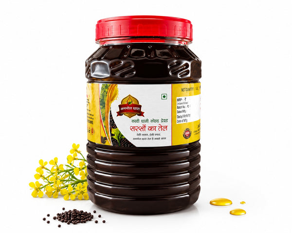 Cold Pressed Black Mustard Oil 2L
